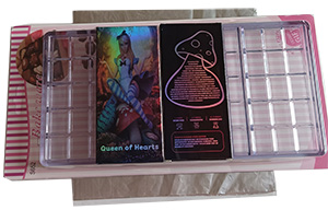 4G Mushroom Chocolate Bar Box Queen of Hearts Alice in Wonderland Empty Mushroom Chocolate Boxes