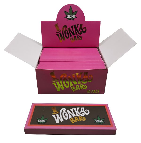 Wonka Bar Chocolate Bar Box Flowers Mushrooms Psillocybin Cannabis Thc Marijuana Empty Package Boxes - Image 2