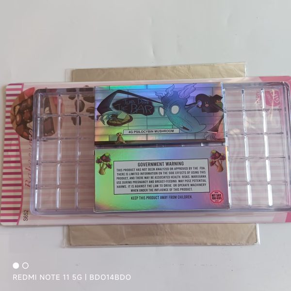 Magic Mushroom Chocolate Bar Box 4G Psilocybin Mushrooms Chocolate Tear Down The Bar Empty Packaging Boxes - Image 3