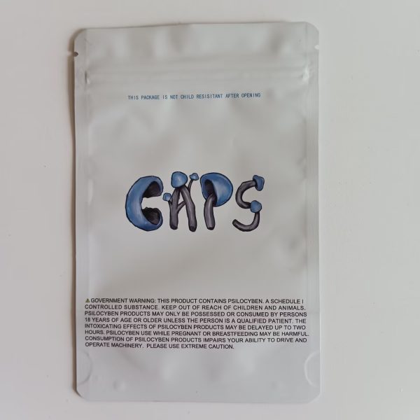 Caps Mushroom Package Bag 3.5G Magic Mushrooms Mylar Bag Empty Packaging Bag - Image 2