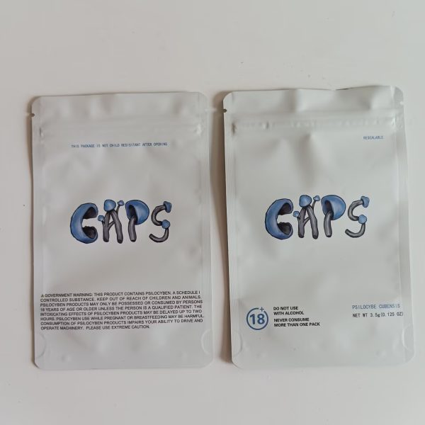 Caps Mushroom Package Bag 3.5G Magic Mushrooms Mylar Bag Empty Packaging Bag