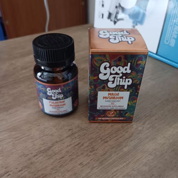 Good Trip 4g Empty Shroom Pills Vegan Capsules Bottle Psilocybin Packaging - Image 2