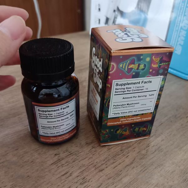 Good Trip 4g Empty Shroom Pills Vegan Capsules Bottle Psilocybin Packaging - Image 7