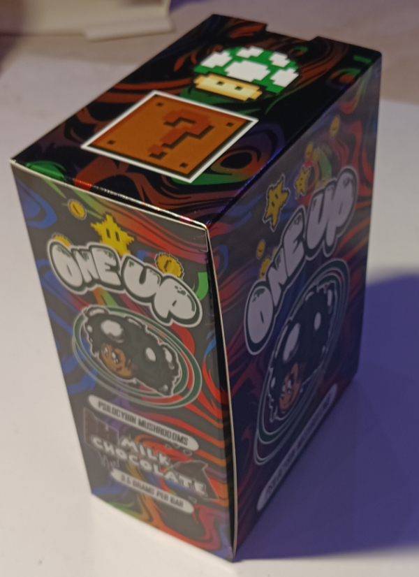 One Up Mushroom Chocolate Box 3.5G Magic Mushrooms Psilocybin Chocolate Bar Milk Cookies and Cream Empty Packaging Boxes 6 Flavors - Image 9